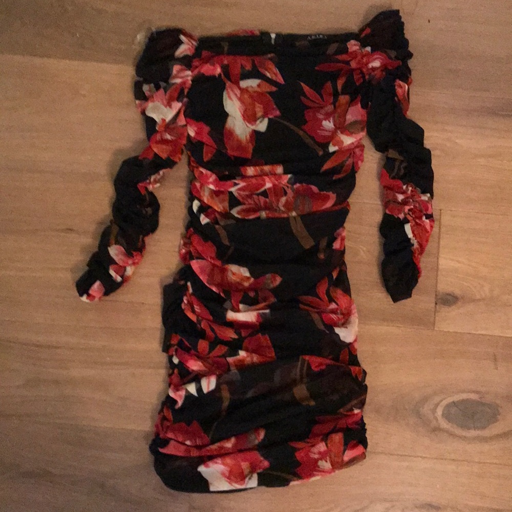 Sexy floral black dress - Akira